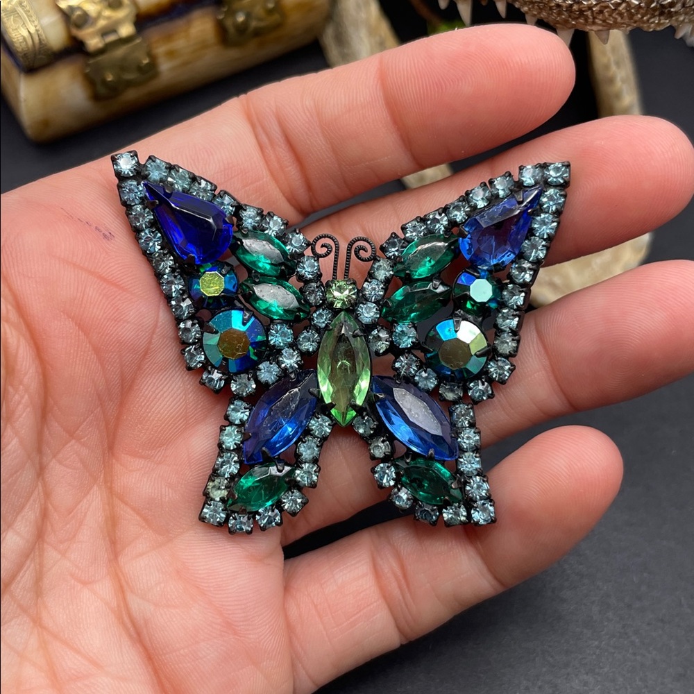 Weiss butterfly brooch vintage - Picture 6 of 6